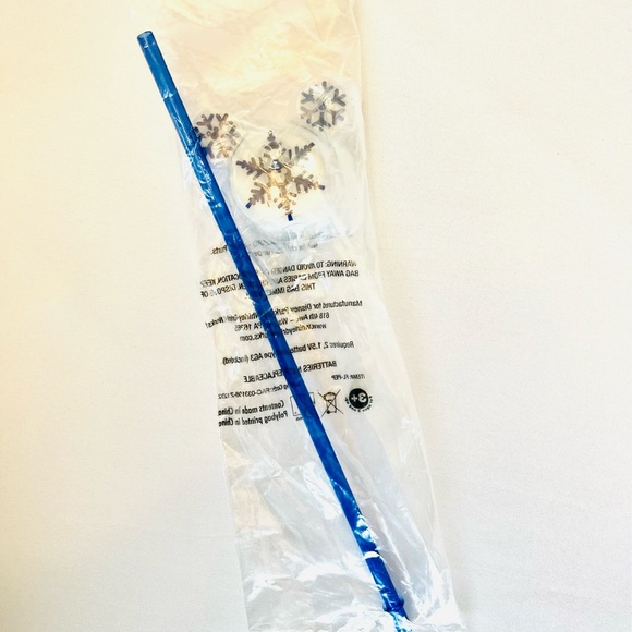 Disney Parks Mickey Holiday Light up Multicolor Bottle Straw Topper - Picture 8 of 8